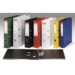 Lever Arch File PVC A4 Black [Pack 10]